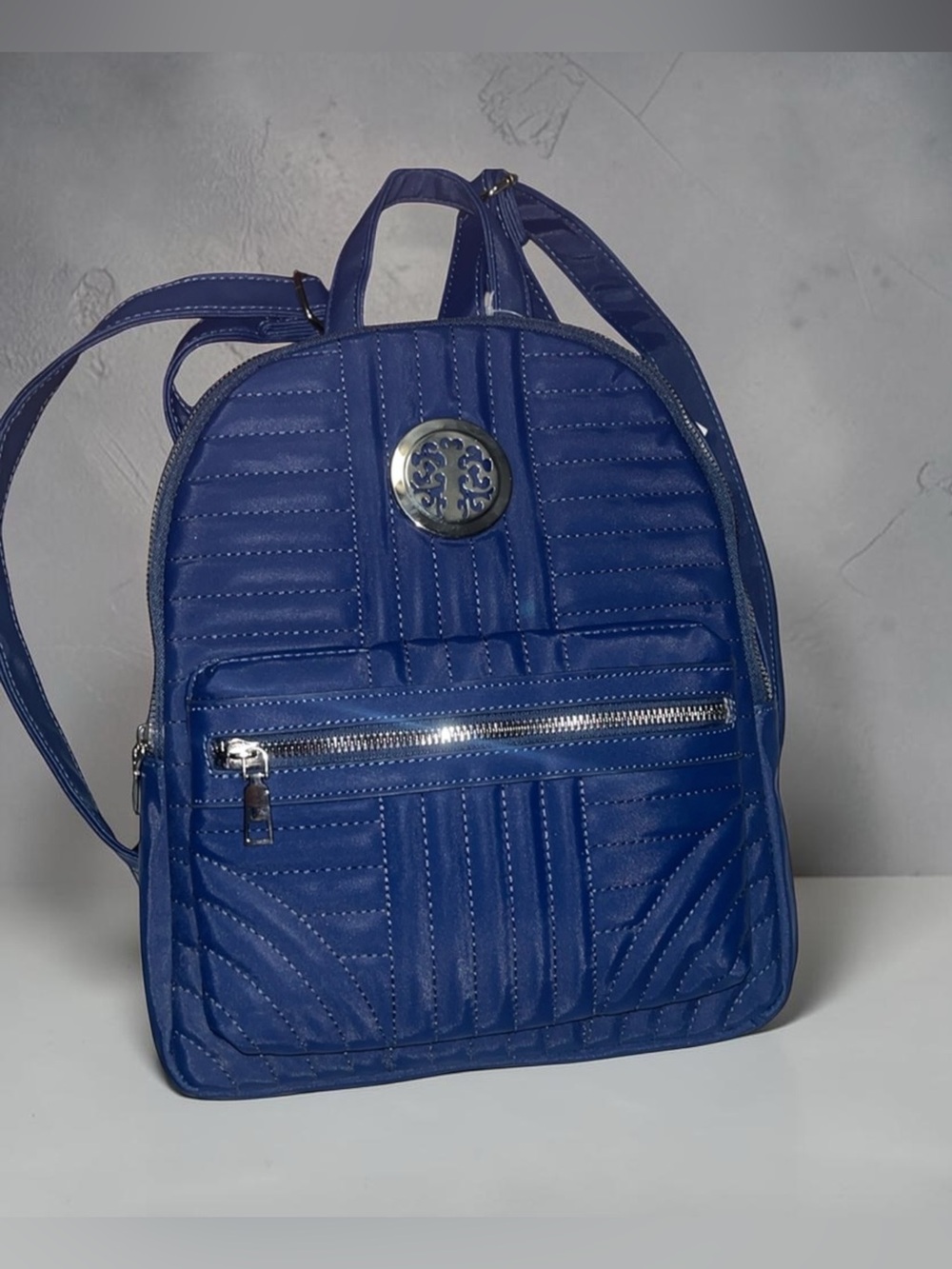 Cobalt Blue Vegan backpack